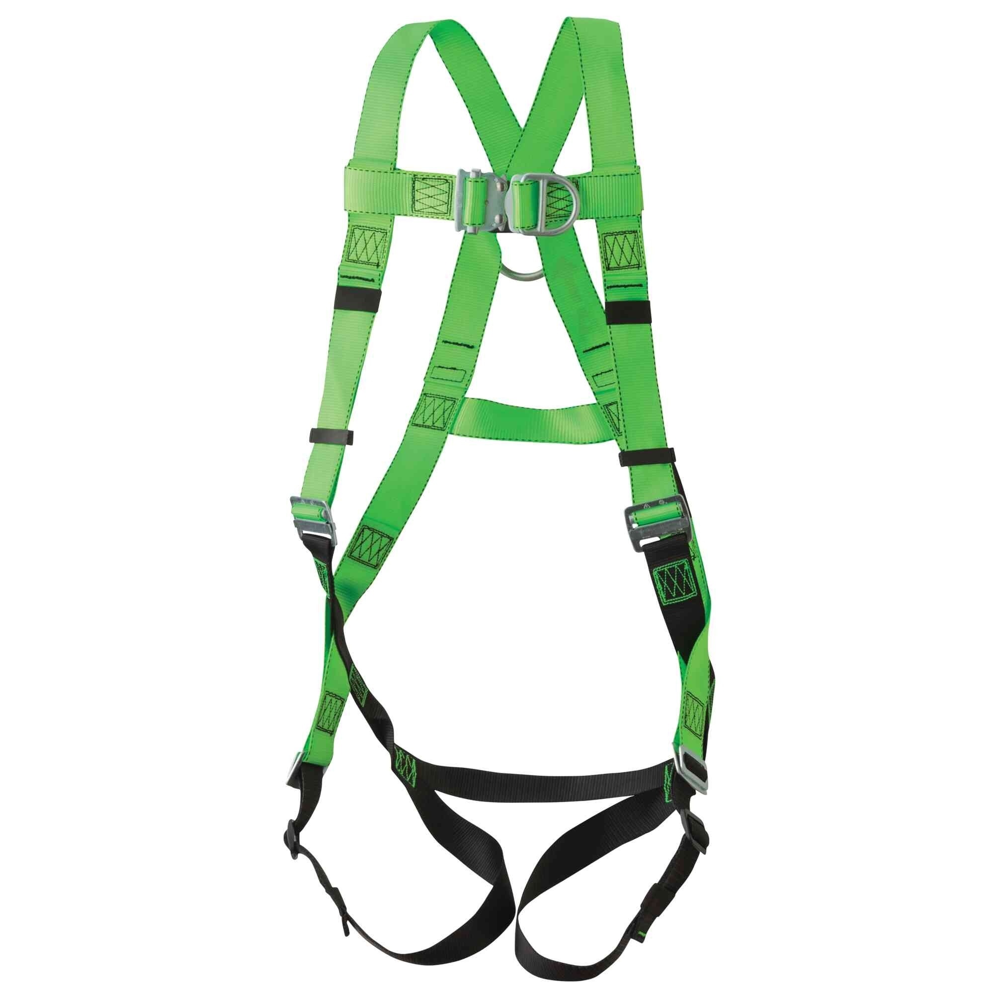 PeakWorks® - Contractor Harness - 2D - Weight Capacity 400 Lbs - Class AL - Pass-Thru Buckles - Model # V8002020